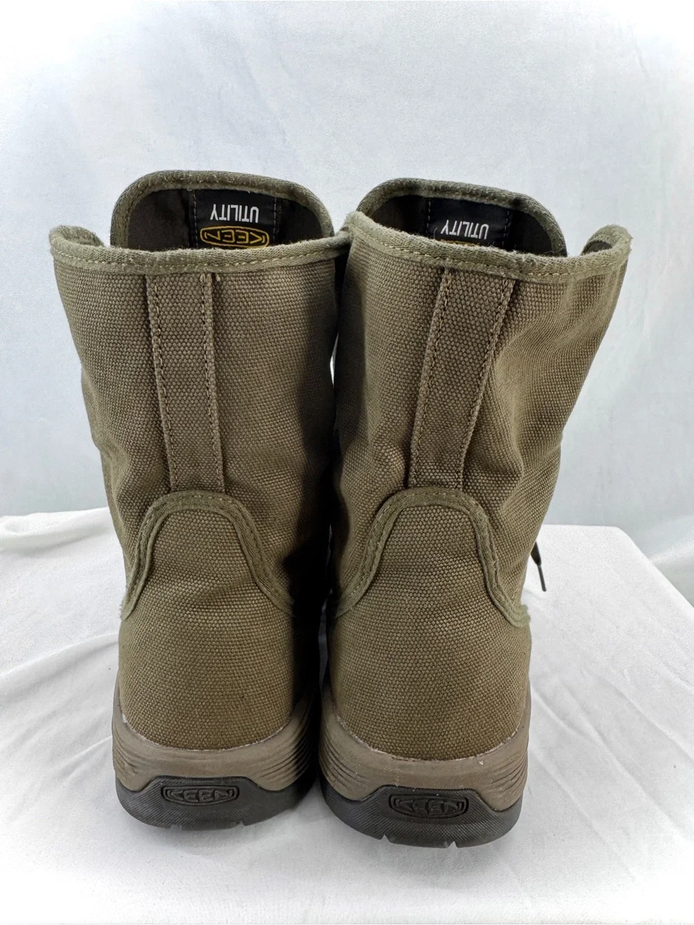 KEEN Utility Roswell Work Boots Military Olive Men’s Size 11EE Composite Toe